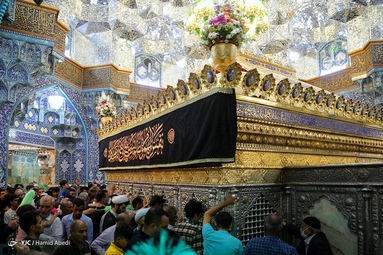 سیاه پوش شدن حرم حضرت فاطمه معصومه (س) در آستانه محرم