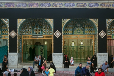 سیاه پوش شدن حرم حضرت فاطمه معصومه (س) در آستانه محرم