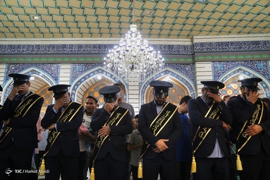 سیاه پوش شدن حرم حضرت فاطمه معصومه (س) در آستانه محرم