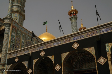 سیاه پوش شدن حرم حضرت فاطمه معصومه (س) در آستانه محرم