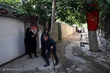 آیین علم‌گردانی روز سوم محرم - انجدان اراک