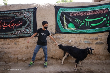 آیین علم‌گردانی روز سوم محرم - انجدان اراک