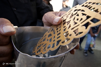 آیین علم‌گردانی روز سوم محرم - انجدان اراک