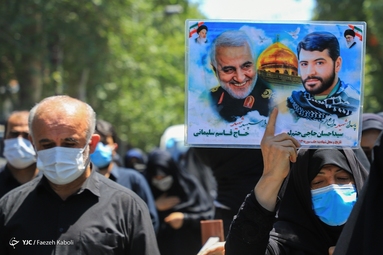 مراسم تشییع پیکر مطهر شهدای مدافع حرم تازه تفحص شده - گرگان