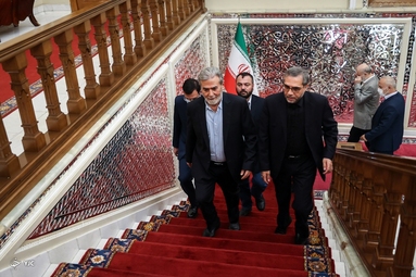 دیدار دبیرکل جنبش جهاد اسلامی فلسطین با رئیس مجلس