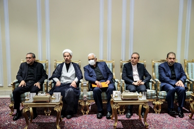 دیدار دبیرکل جنبش جهاد اسلامی فلسطین با رئیس مجلس
