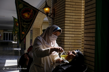 مراسم عزاداری حضرت اباعبدالله الحسین (ع) - آسایشگاه کهریزک تهران