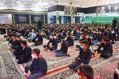 عزاداری نوجوانان کرمانی در همایش احلی من العسل - کرمان