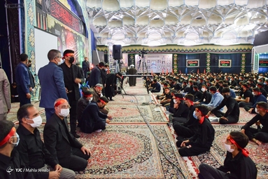 عزاداری نوجوانان کرمانی در همایش احلی من العسل - کرمان