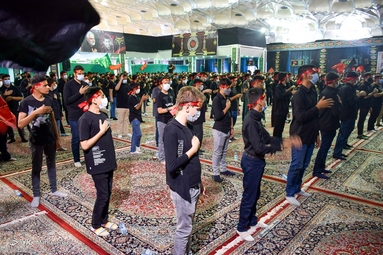 عزاداری نوجوانان کرمانی در همایش احلی من العسل - کرمان