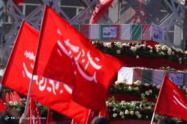 تشییع پیکر مطهر 5 شهید مدافع حرم