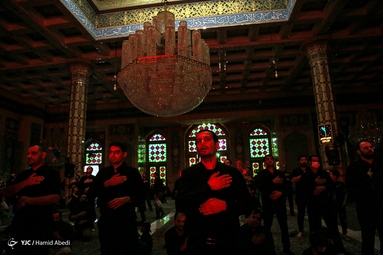 عزاداری شب هشتم محرم - مسجد مقدس جمکران