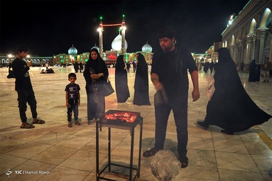 عزاداری شب هشتم محرم - مسجد مقدس جمکران