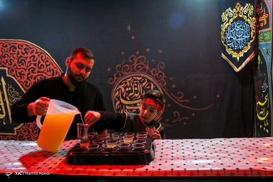 عزاداری شب هشتم محرم - مسجد مقدس جمکران