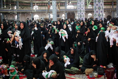 آیین شیرخوارگان حسینی -  یزد