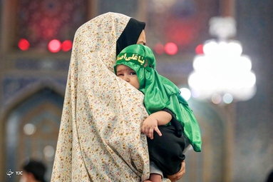 آیین شیرخوارگان حسینی - حرم مطهر رضوی