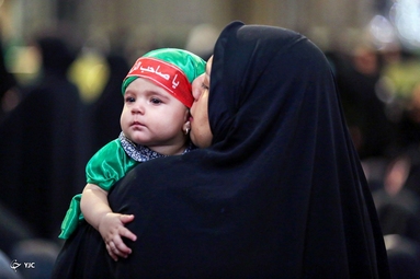 آیین شیرخوارگان حسینی - حرم مطهر رضوی