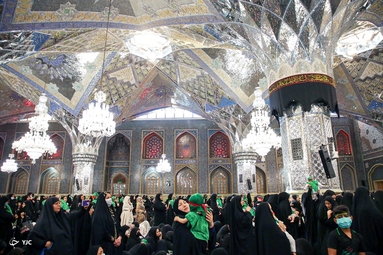 آیین شیرخوارگان حسینی - حرم مطهر رضوی