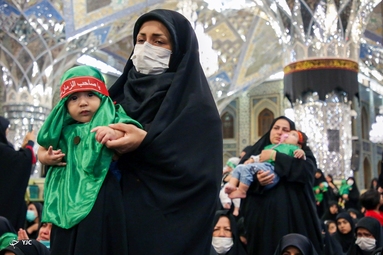 آیین شیرخوارگان حسینی - حرم مطهر رضوی