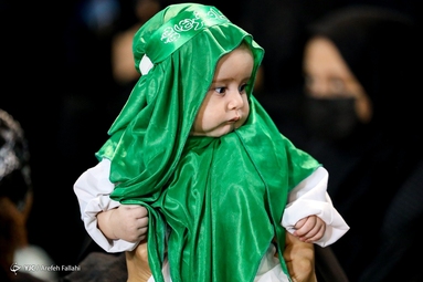 آیین شیرخوارگان حسینی - حرم حضرت عبدالعظیم حسنی (ع)