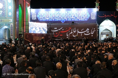 عزاداری شب هشتم محرم – حسینبه اعظم زنجان