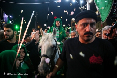 آئین سنتی مشعل گردانی عراقی های مقیم تهران- دولت آباد