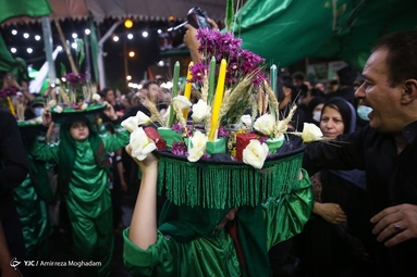 آئین سنتی مشعل گردانی عراقی های مقیم تهران- دولت آباد