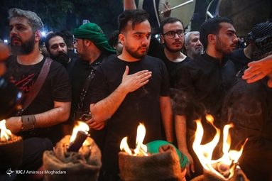 آئین سنتی مشعل گردانی عراقی های مقیم تهران- دولت آباد
