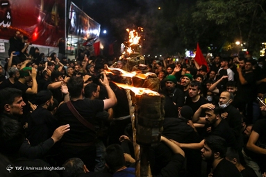 آئین سنتی مشعل گردانی عراقی های مقیم تهران- دولت آباد