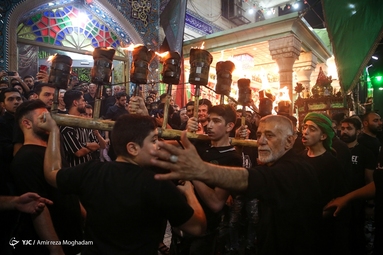 آئین سنتی مشعل گردانی عراقی های مقیم تهران- دولت آباد