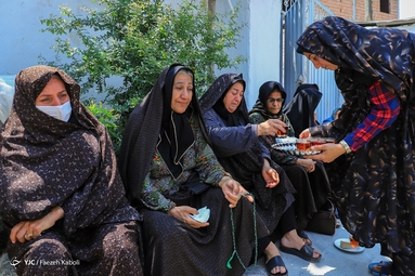 مراسم عزاداری حضرت اباعبدالله الحسین (ع) در روستای جهان نما با ساده ترین امکانات برگزار می شود - گلستان