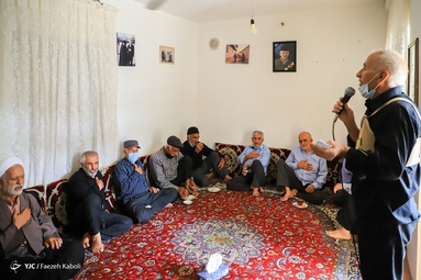 مراسم عزاداری حضرت اباعبدالله الحسین (ع) در روستای جهان نما با ساده ترین امکانات برگزار می شود - گلستان