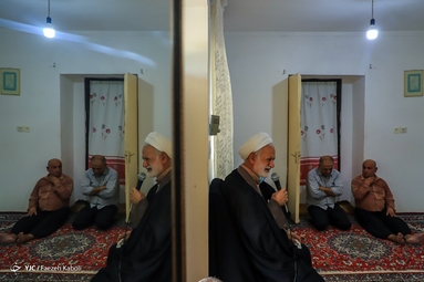 مراسم عزاداری حضرت اباعبدالله الحسین (ع) در روستای جهان نما با ساده ترین امکانات برگزار می شود - گلستان