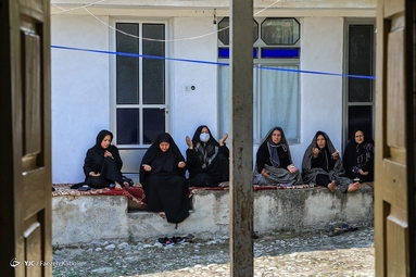 مراسم عزاداری حضرت اباعبدالله الحسین (ع) در روستای جهان نما با ساده ترین امکانات برگزار می شود - گلستان