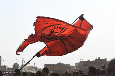 کاروان عظیم نمادین کربلا در خمینی شهر - اصفهان