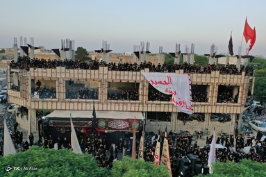کاروان عظیم نمادین کربلا در خمینی شهر - اصفهان