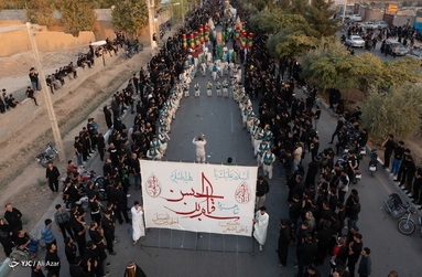 کاروان عظیم نمادین کربلا در خمینی شهر - اصفهان
