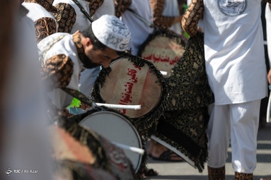 کاروان عظیم نمادین کربلا در خمینی شهر - اصفهان