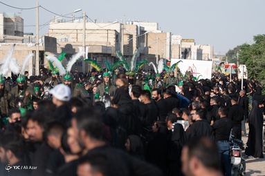 کاروان عظیم نمادین کربلا در خمینی شهر - اصفهان