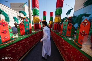 کاروان عظیم نمادین کربلا در خمینی شهر - اصفهان