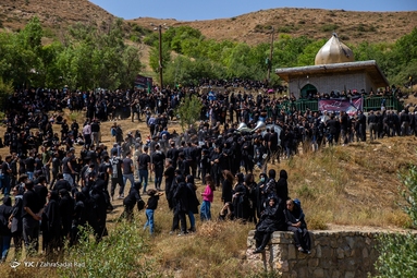 مراسم عزاداری ظهر تاسوعای حسینی (ع) - روستای اسبو خلخال