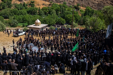مراسم عزاداری ظهر تاسوعای حسینی (ع) - روستای اسبو خلخال