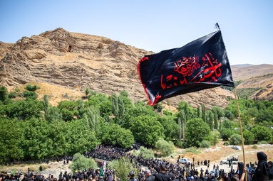 مراسم عزاداری ظهر تاسوعای حسینی (ع) - روستای اسبو خلخال