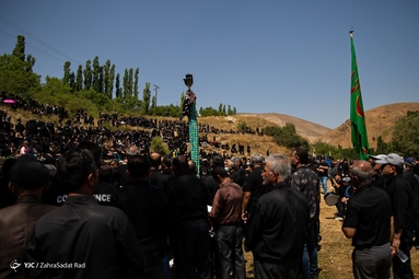 مراسم عزاداری ظهر تاسوعای حسینی (ع) - روستای اسبو خلخال