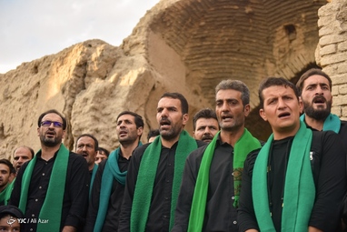 مراسم عزاداری سنتی «زار و خاک» - روستای قورتان‎