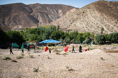 مراسم عزاداری ظهر عاشورای حسینی (ع) در روستای اروانه - سمنان