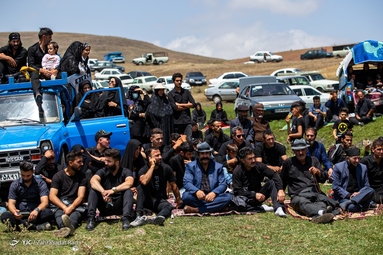 مراسم تعزیه خوانی ظهر روز عاشورا - روستای وکیل آباد اردبیل