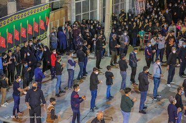 مراسم عزاداری «چاق چاقو» - شهرستان سامان