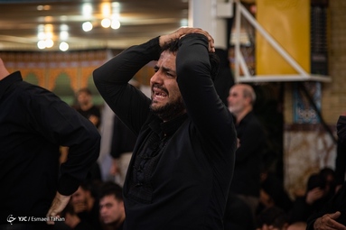 خیمه سوزان و نخل برداری عصر عاشورا - سرخه سمنان