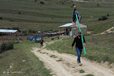 مراسم عزاداری عاشورای حسینی در دهکده ییلاقی جهان نما - استان گلستان